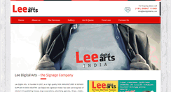Desktop Screenshot of leedigitalarts.com